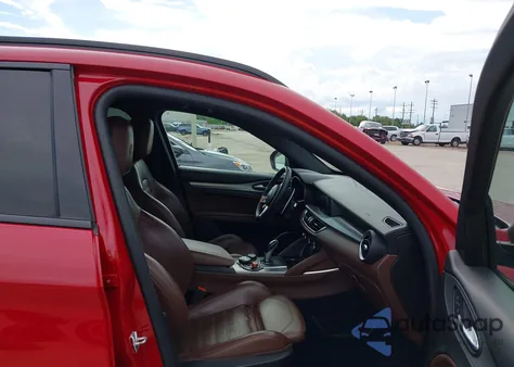 2019 Alfa Romeo Stelvio Ti Sport Awd from USA, damaged, VIN ZASPAKBN5K7C42638